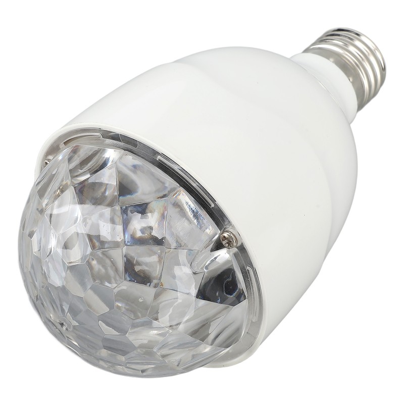 Disco Ball Lamp Bulb E27 Sound Activated Remote Control RGB