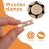 Pack of 400 Mini Wooden Clothes Pegs, 25 mm, Small