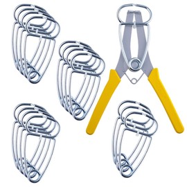Feiyang Miter Spring Pliers and 16 Miter Clamps use for Wood Trim,Moldings,Picture Frames,Woodworking