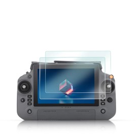 wtohoby 2Pcs HD Films For DJI Matrice 4 RC Plus 2 Screen Protector, for DJI Matrice 4T/4E/4D/400/30T/350 RTK/Inspire 3/FlyCart 30/T40/T20P Remote RC Plus 2/1 Anti Scratch 9H Hardness Tempered Glass