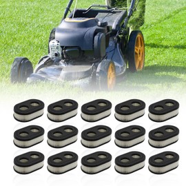 15PCS Lawn Mower Air Filter 593260 Compatible with B/S 4247 5432 5432k 09P00 09P702 550E 500EX 550EX 625 575EX Mower Series Engine Replaces 798452 334404