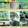 16-Gallon Collapsible Trash Can (16x19 in) Hard-Shell Bottom Yard Garden