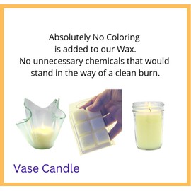 Vase Candle Vanilla Buttercream Wax Melts Tarts | Buttery Vanilla