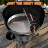 Onlyfire Stainless Steel Detachable Grill Drip Pan for Weber 22"
