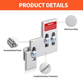 BOKECHY Generator Interlock Kit Multiple Styles Compatible with Square D QO or Homeline 100 or 125 Amp Panels. 3/4 to 7/8" Spacing Between Main and Branch Breakers SQD100A