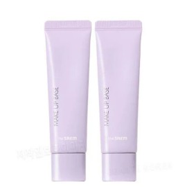 The Saem (Hyundai Hmall) The Saem Saem.mul Airy Cotton Makeup Base 02 Lavender 2 pcs. / (현대Hmall) 더샘 샘.물 에어리 코튼 메이크업 베이스 02 라벤더 2개