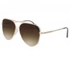 TOPFOXX Cristina Aviators Sunglasses (Brown)