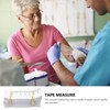 1 Meter 40" Paper Tape Measure, 100 Pack Disposable Wound