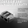 RDNKVB 4pcs Sharpener Cosmetic Pencils Portable Dual Pencil Sharpener Cosmetic