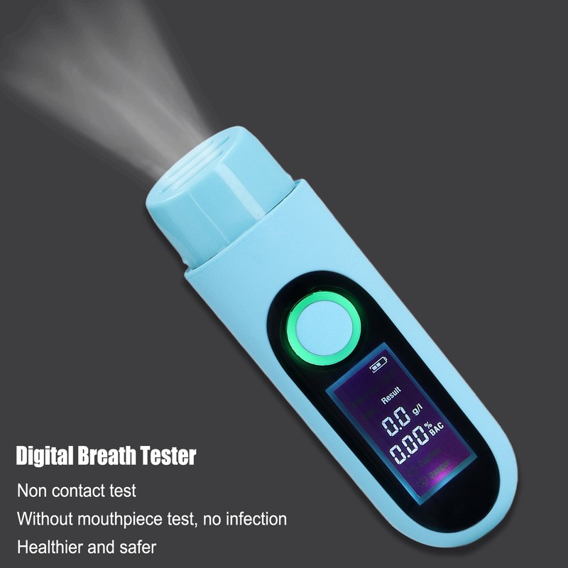 Breathalyzer Professional Portable Digital Contactless Breath Tester Sensitive Driving Analyzer