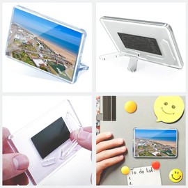 Classic Rectangle Magnet with Stand - Skegness England Beach Resort Pier - Fridge Locker Office Whiteboard Toolbox #52044