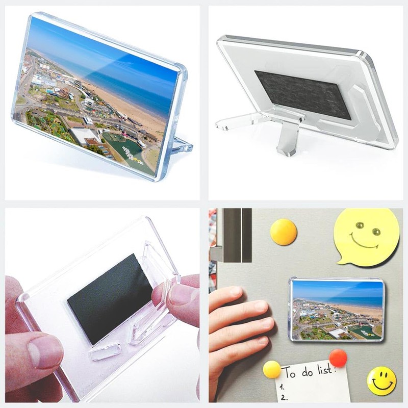Classic Rectangle Magnet with Stand - Skegness England Beach Resort