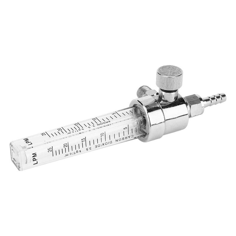 Gas Flow Meter, WL-12 Tube Type Copper Chrome Plated Air