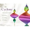 Shimmerz Cyclone Small Green Wind Spinner Hanging Garden Ornament Crystal