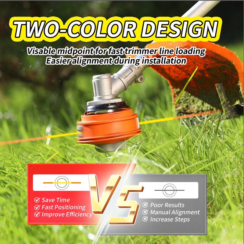 4 Pack String Trimmer Line Compatible with Ego String Trimmer