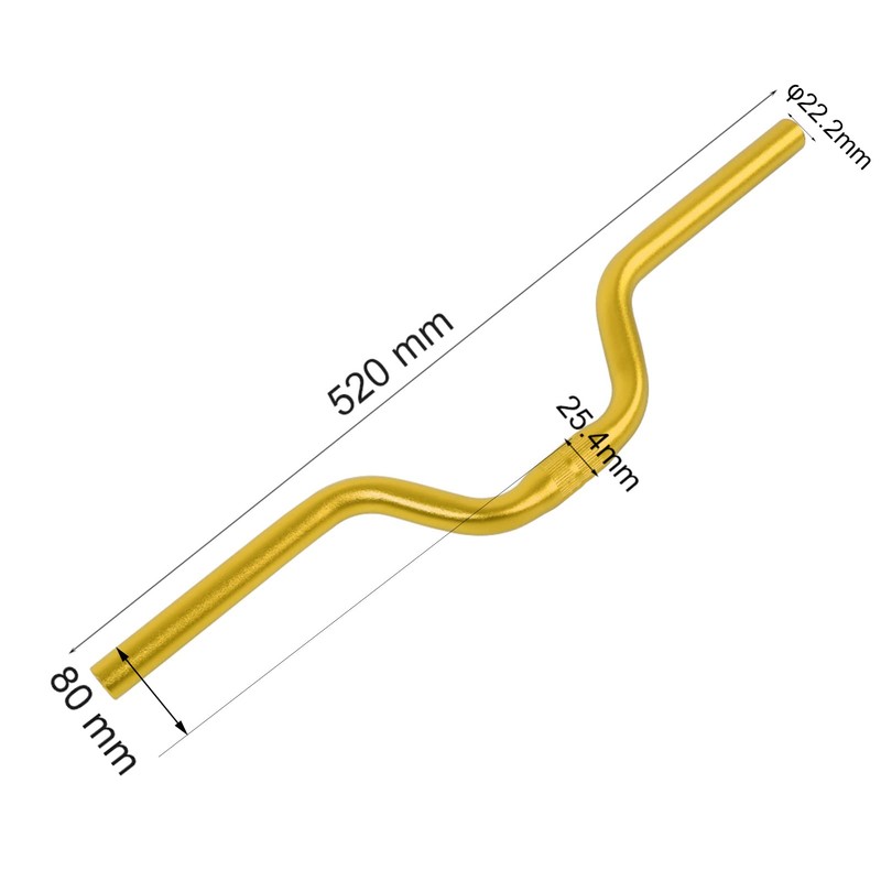 Road Handlebar Comfortable Fixed Gear Handlebar M Aluminum Alloy Riser