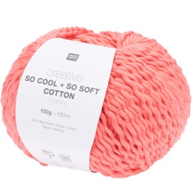 Rico Design Creative So Cool + So Soft Cotton Chunky, 100 g, 100 m Melon