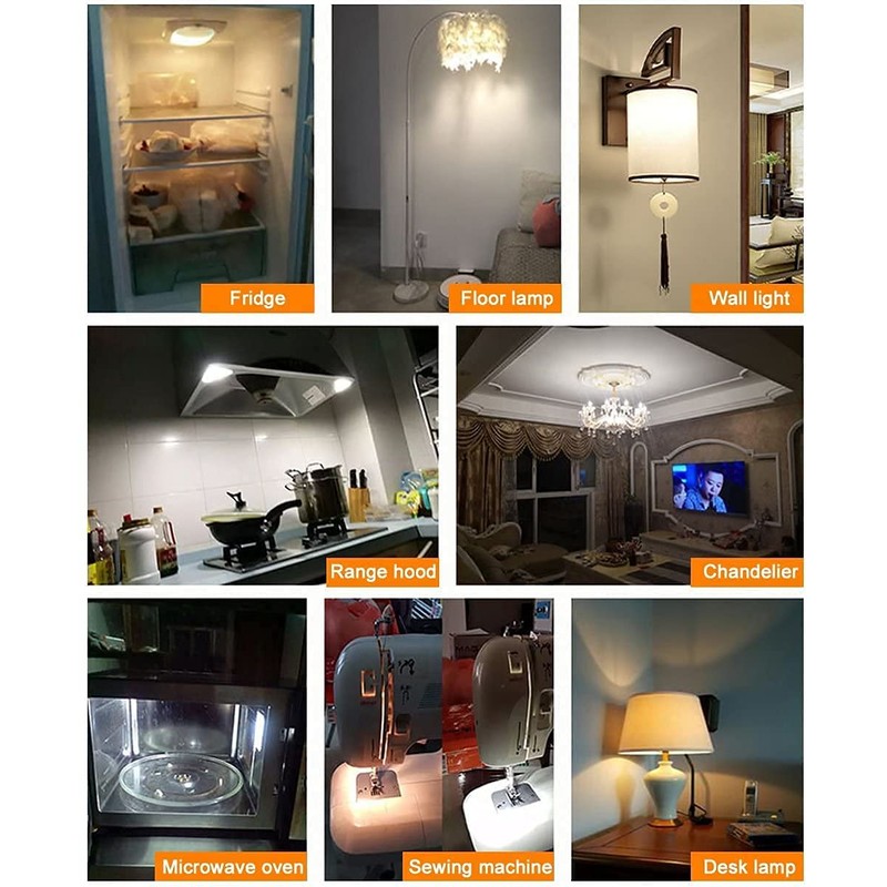 Adzok E17 Led Bulb 8W dimmable AC110v 120v E17 led