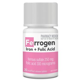 Ferrogen Iron and Folic Acid MR 30 Tablets