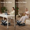 Under Desk Elliptical Machine, Electric Seated Pedal Exerciser, Mini Ellipse