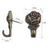Rddconkit Push Pin Hangers, 20 Pcs Zinc Alloy Rose Pin