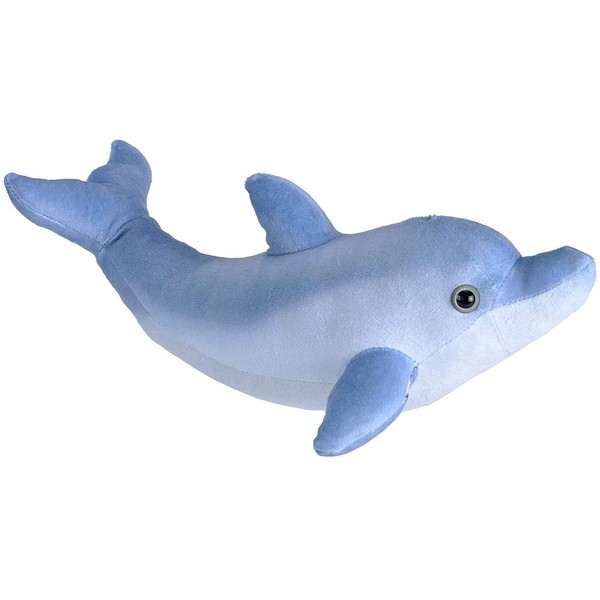 Wild Republic Bottlenose Dolphin Plush, Stuffed Animal, Plush Toy, Gifts for Kids, Living Ocean, 12"