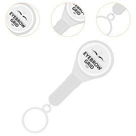 MagiDeal Eyebrow Mapping String, Brow Marker Thread Line Reusable Makeup Cosmetic Supply Sturdy Pre Inked Eyebrow Positioning Tool, White