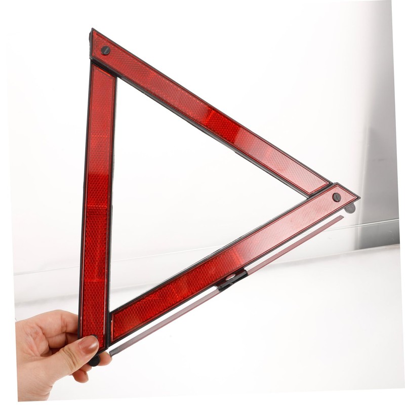 KICHOUSE 3pcs Car Safety Triangle Reflective Warning Triangle for Roadside