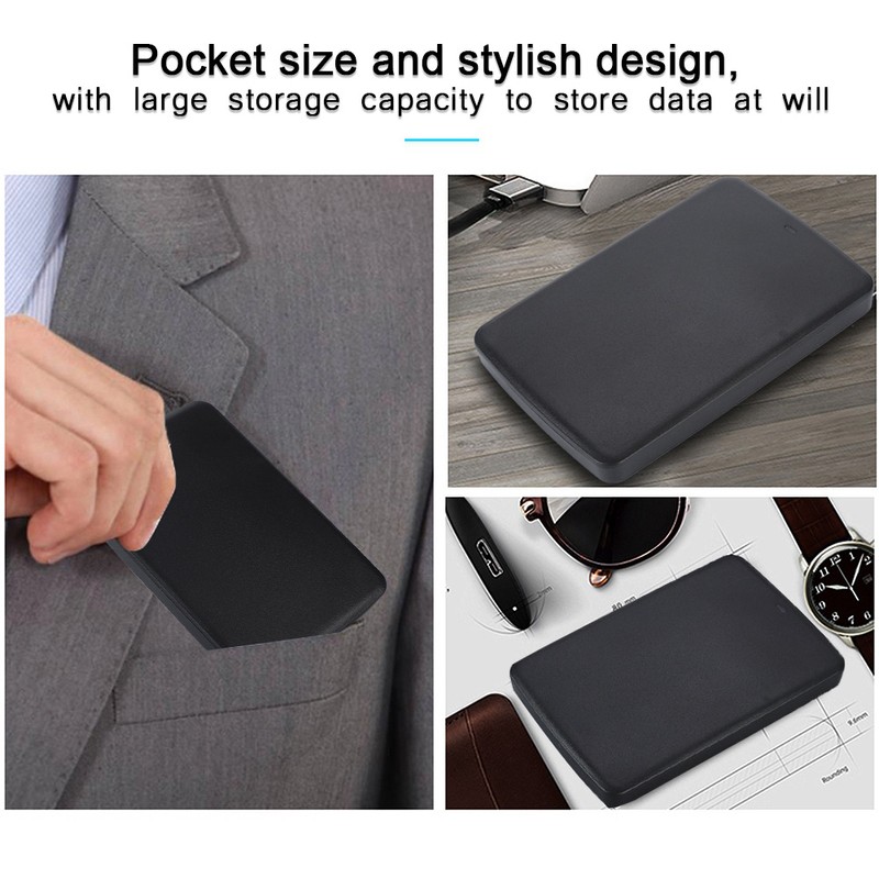 500GB Portable 2.5'' Mobile Hard Drive HDD USB3.0 with Indicator