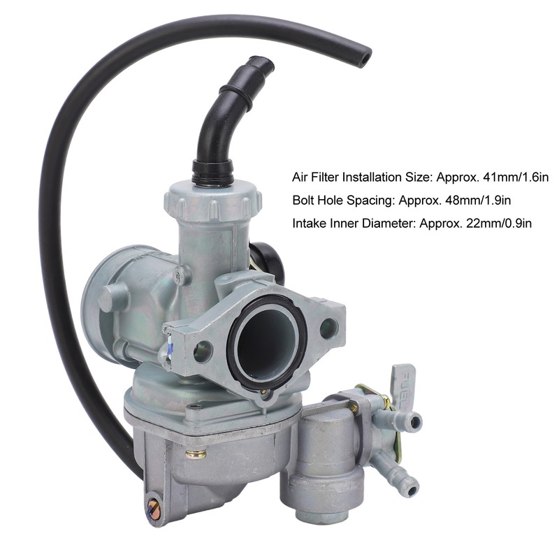 Motorcycle Carburettor 22mm Inlet Diameter Replacement for Trail ATC70 ATC90