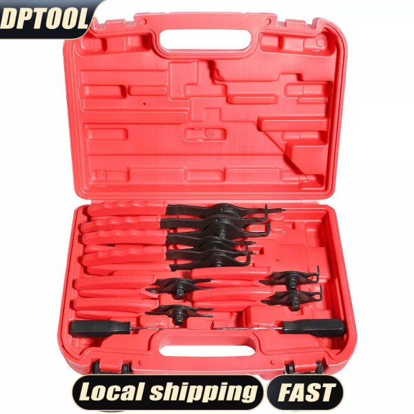 DPTOOL ABN Snap Ring Pliers 11pc Straight & Bent Retaining