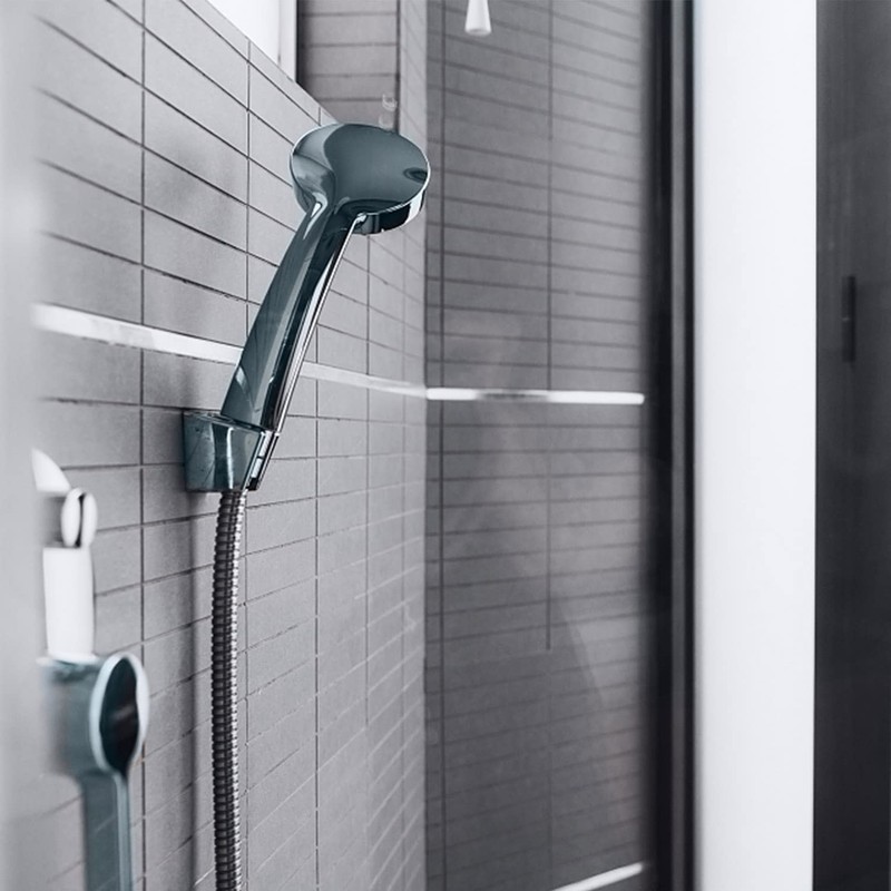 Shower Holder, KINHARD Silver Hand Shower Holder, Shower Head Holder