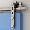 TSMST 5.5FT Sliding Barn Door Hardware Kit, Stainless Steel Heavy