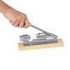 Mechanical Walnut Cracker Nut Opener Kitchen Tools Desktop Wood Base
