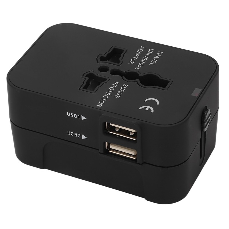 Multifunctional Power Converter with USB Ports Universal Adapter Socket