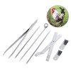 Stainless Steel Chicken Capon Tool Knife Kit Poultry Veterinary Instrument