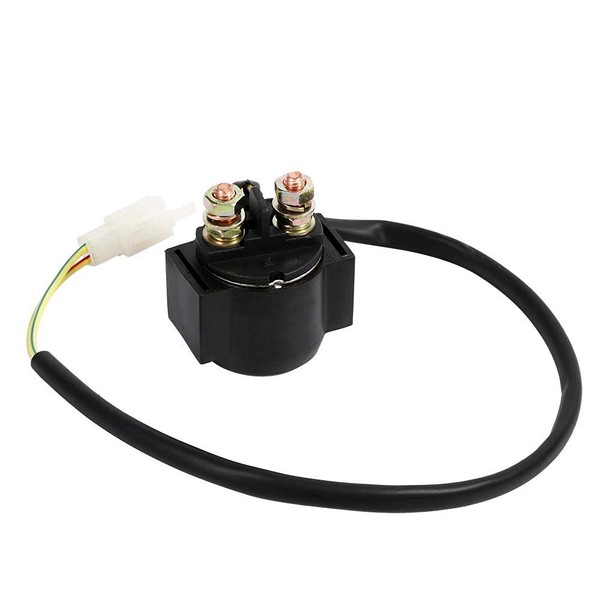 EVGATSAUTO Starter Relay Solenoid Valve Suitable for Chinese Scooter ATV