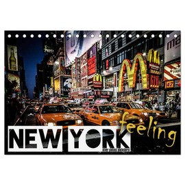 New York feeling (Desk Calendar 2025 DIN A5 Landscape), CALVENDO Monthly Calendar