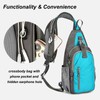 W WINTMING Sling Bag for Men Crossbody Sling Backpack Chest