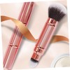 Outanaya 2pcs Retractable Travel Makeup Brush Set Double-sided Blush Brush