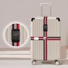 SANTREST Travel Luggage Strap Adjustable Suitcase Packing Belt with TSA