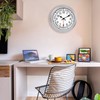 JENLYSTIME 12 Inch Retro Wall Clock,Classic Day of The Week