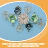 KONTONTY Create Your Own Aluminum DIY Clock Dials Round Roman