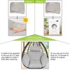Bextile Egg Chair Cushion Replacement, Detachable Hanging Chair Cushion Washable,