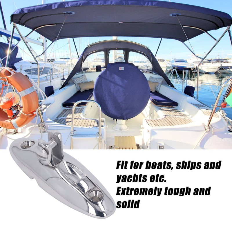 Swivel Deck Quick Release Hinge Stainless Steel 92mm Boat Bimini