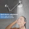 Rain Shower Head Extension 12 Inch Adjustable Rain Shower Head