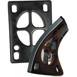 WalnutSkate Skateboard Riser Pads 2 Pack Shock Absorption PU Soft Urethane Wheel Bite Skate Deck Anti Crack Vibration Reduction Skateboard Penny Longboard Surf Skate Cruiser Truck Car Tuning