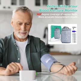 AILE Extra Large Blood Pressure Cuff : Universal 9-21" XL Blood Pressure Cuff for Big Arm, Widely Applicable to Automatic Upper Arm Blood Pressure Monitor, Adjustable, Soft, Comfortable