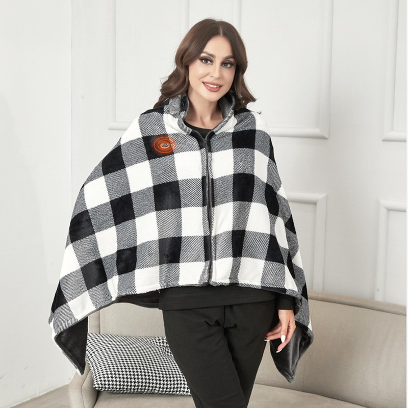 Winter Outdoor Heated Blanket Heating Insulation Shawl Electric Heating Blanket
