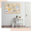 Hahafelt 48'' x 36''Linen Fabric Bulletin Board Pinboard for Walls